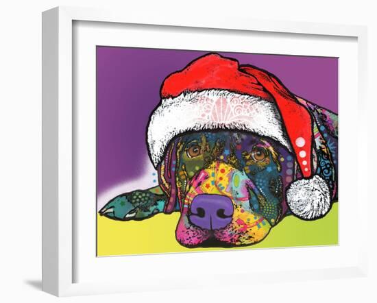 Savvy Labrador Christmas-Dean Russo-Framed Giclee Print