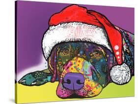 Savvy Labrador Christmas-Dean Russo-Stretched Canvas