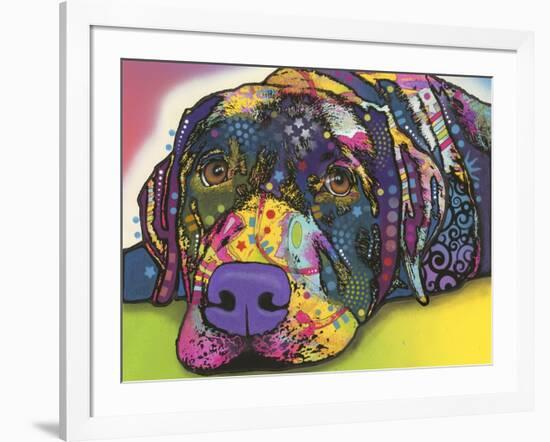 Savvy Labrador-Dean Russo-Framed Giclee Print