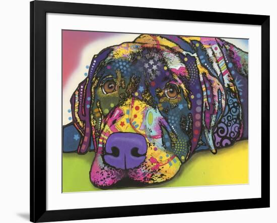 Savvy Labrador-Dean Russo-Framed Giclee Print