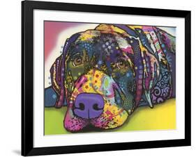 Savvy Labrador-Dean Russo-Framed Giclee Print