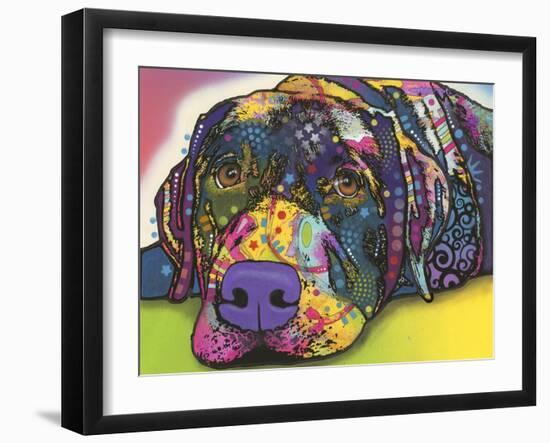 Savvy Labrador-Dean Russo-Framed Giclee Print