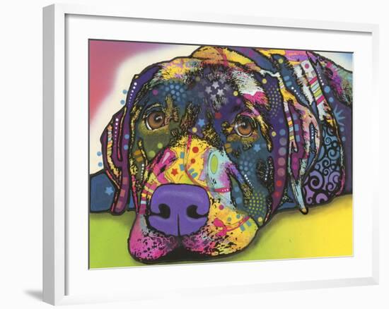 Savvy Labrador-Dean Russo-Framed Giclee Print