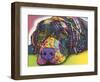 Savvy Labrador-Dean Russo-Framed Giclee Print