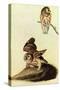 Saw Whet Owl-John James Audubon-Stretched Canvas