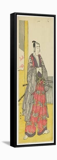 Sawamura Sojuro III as Yazama Jutaro, C. 1789-Katsukawa Shunsho-Framed Stretched Canvas