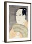 Sawamura Sojuro III in the Role of Ogishi Kurando in the Play "Hana Ayame Bunroku Soga", 1794-Toshusai Sharaku-Framed Giclee Print