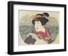 Sawamura Tanosuke II as Yae, 1816-Utagawa Toyokuni-Framed Giclee Print