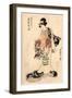 Sawamura Tanosuke No Yusuke Nyobo Osen-Utagawa Toyokuni-Framed Giclee Print