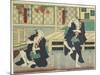 Sawamura Tossho II as Kinohei and Ichimura Kakitsu I as Kippei, May 1865-Toyohara Kunichika-Mounted Giclee Print