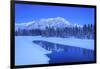 Sawback Range reflecting in Bow River near town of Banff, Canadian Rockies, Alberta, Canada-Stuart Westmorland-Framed Photographic Print