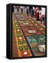 Sawdust Rug or Carpet on the Street, Good Friday, Semana Santa, Antigua, Guatemala, Central America-Christopher Rennie-Framed Stretched Canvas