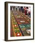 Sawdust Rug or Carpet on the Street, Good Friday, Semana Santa, Antigua, Guatemala, Central America-Christopher Rennie-Framed Photographic Print