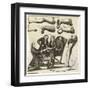 Sawing off a Leg-Heister-Framed Art Print