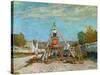 Sawing Wood, 1867-Alfred Sisley-Stretched Canvas