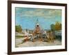 Sawing Wood, 1867-Alfred Sisley-Framed Giclee Print