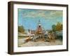 Sawing Wood, 1867-Alfred Sisley-Framed Giclee Print