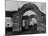 Sawley Abbey Stonework-null-Mounted Photographic Print