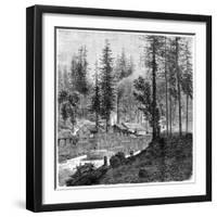 Sawmill, California, 19th Century-Theroud-Framed Giclee Print