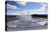 Sawmill Geyser Erupts-Eleanor-Stretched Canvas