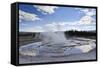 Sawmill Geyser Erupts-Eleanor-Framed Stretched Canvas