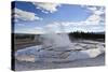 Sawmill Geyser Erupts-Eleanor-Stretched Canvas