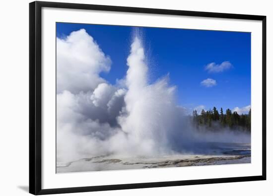 Sawmill Geyser Erupts-Eleanor-Framed Photographic Print