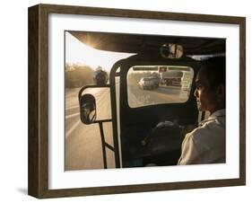 Sawngthaew Tuk-Tuk, Vientiane, Laos, Indochina, Southeast Asia, Asia-Ben Pipe-Framed Photographic Print