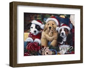 Sawry Santa Paws-Jenny Newland-Framed Giclee Print