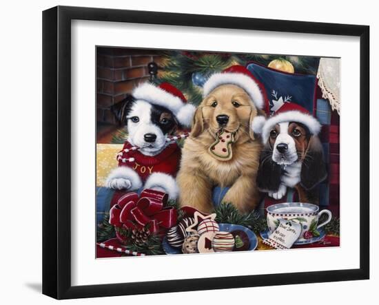 Sawry Santa Paws-Jenny Newland-Framed Giclee Print