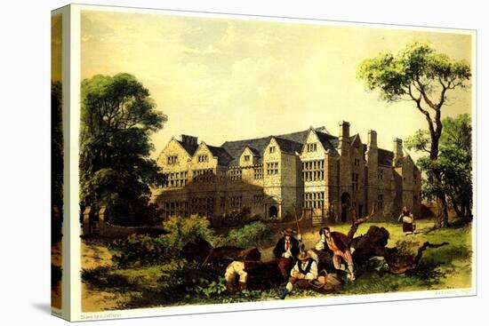 Sawston Hall, Cambridgeshire, 1848-James Dafforne-Stretched Canvas