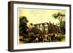 Sawston Hall, Cambridgeshire, 1848-James Dafforne-Framed Giclee Print