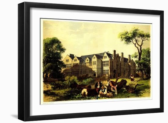 Sawston Hall, Cambridgeshire, 1848-James Dafforne-Framed Giclee Print