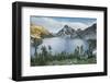 Sawtooth Lake and Mount Regan, Idaho.-Alan Majchrowicz-Framed Photographic Print