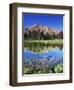 Sawtooth Mountains Reflected in Fourth of July Lake, Idaho, USA-Rob Tilley-Framed Photographic Print