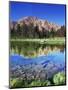 Sawtooth Mountains Reflected in Fourth of July Lake, Idaho, USA-Rob Tilley-Mounted Photographic Print