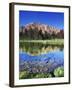 Sawtooth Mountains Reflected in Fourth of July Lake, Idaho, USA-Rob Tilley-Framed Photographic Print