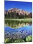 Sawtooth Mountains Reflected in Fourth of July Lake, Idaho, USA-Rob Tilley-Mounted Photographic Print