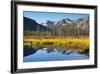 Sawtooth Mountains, Stanley Lake Inlet, Sawtooth Nf, Stanley, Idaho-Michel Hersen-Framed Photographic Print