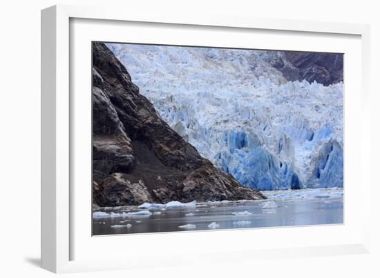 Sawyer Glacier in Tracy Arm Fjord, Alaska, United States of America, North America-Richard Cummins-Framed Photographic Print