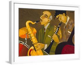 Sax & Clarinet!-Marsha Hammel-Framed Giclee Print