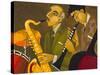 Sax & Clarinet!-Marsha Hammel-Stretched Canvas