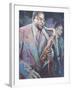 Sax Man-Trevor Waugh-Framed Giclee Print