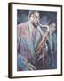 Sax Man-Trevor Waugh-Framed Giclee Print