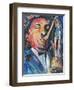 SAX MAN-ALLAYN STEVENS-Framed Art Print
