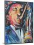 SAX MAN-ALLAYN STEVENS-Mounted Art Print