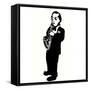 Sax-Josh Byer-Framed Stretched Canvas