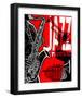 Saxaphone Jazz Festival Poster-null-Framed Art Print