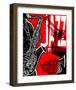 Saxaphone Jazz Festival Poster-null-Framed Art Print