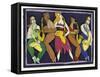 Saxo-Quintet-Leslie Xuereb-Framed Stretched Canvas